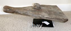 Sepik River Papua New Guinea Carved Canoe Prow, 15 inch on metal stand