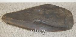 Sepik River Papua New Guinea Carved Canoe Prow, 15 inch on metal stand