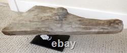 Sepik River Papua New Guinea Carved Canoe Prow, 15 inch on metal stand
