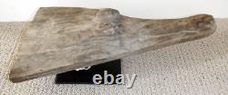 Sepik River Papua New Guinea Carved Canoe Prow, 15 inch on metal stand