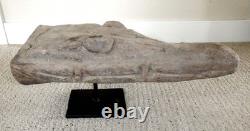 Sepik River Papua New Guinea Carved Canoe Prow, 15 inch on metal stand