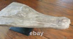 Sepik River Papua New Guinea Carved Canoe Prow, 15 inch on metal stand