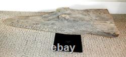 Sepik River Papua New Guinea Carved Canoe Prow, 16 inch on metal stand