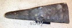 Sepik River Papua New Guinea Carved Canoe Prow, 16 inch on metal stand