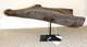 Sepik River Papua New Guinea Carved Canoe Prow, 17 inch on metal stand