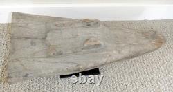 Sepik River Papua New Guinea Carved Canoe Prow, 17 inch on metal stand