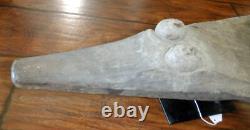 Sepik River Papua New Guinea Carved Canoe Prow, 19 inch on metal stand