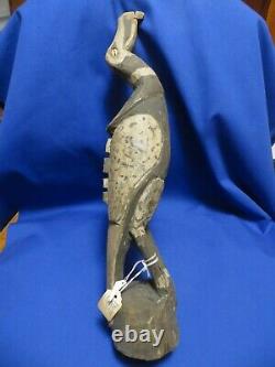 Sepik River Papua New Guinea Carved Painted Bird Spirit Figure Display Quality