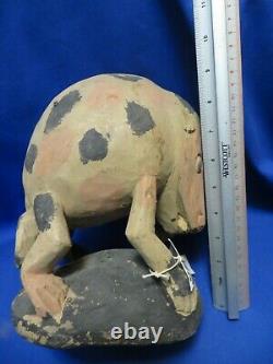 Sepik River Papua New Guinea Tikowi Carved Painted Spotted Cuscus