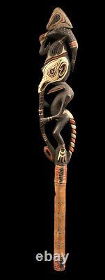 Sepik flute, traditional instrument, papua new guinea, oceanic art