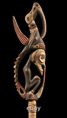 Sepik flute, traditional instrument, papua new guinea, oceanic art