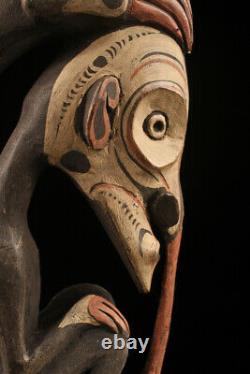 Sepik flute, traditional instrument, papua new guinea, oceanic art