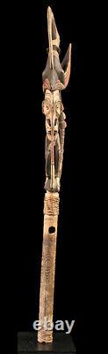 Sepik flute, traditional instrument, papua new guinea, oceanic art