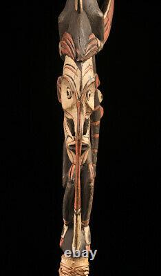 Sepik flute, traditional instrument, papua new guinea, oceanic art