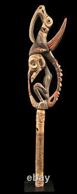 Sepik flute, traditional instrument, papua new guinea, oceanic art