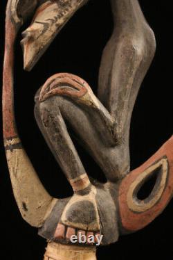 Sepik flute, traditional instrument, papua new guinea, oceanic art