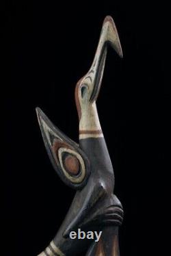 Sepik flute, traditional instrument, papua new guinea, oceanic art, tribal art