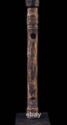 Sepik flute, traditional instrument, papua new guinea, oceanic art, tribal art