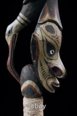 Sepik flute, traditional instrument, papua new guinea, oceanic art, tribal art