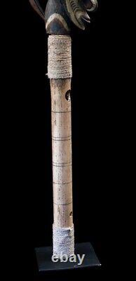 Sepik flute, traditional instrument, papua new guinea, oceanic art, tribal art