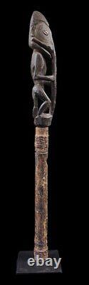 Sepik flute, traditional instrument, papua new guinea, oceanic art, tribal art