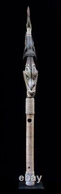 Sepik flute, traditional instrument, papua new guinea, oceanic art, tribal art