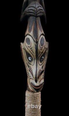 Sepik flute, traditional instrument, papua new guinea, oceanic art, tribal art