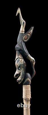 Sepik flute, traditional instrument, papua new guinea, oceanic art, tribal art