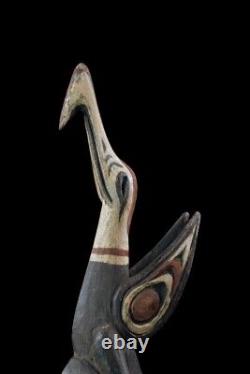 Sepik flute, traditional instrument, papua new guinea, oceanic art, tribal art