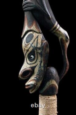 Sepik flute, traditional instrument, papua new guinea, oceanic art, tribal art