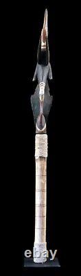 Sepik flute, traditional instrument, papua new guinea, oceanic art, tribal art