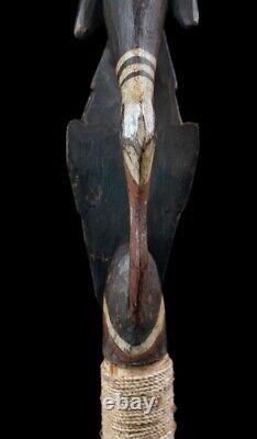 Sepik flute, traditional instrument, papua new guinea, oceanic art, tribal art