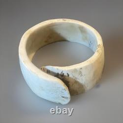 Set of 4 Opalescent Trocus Shell Bracelets Papua New Guinea Style