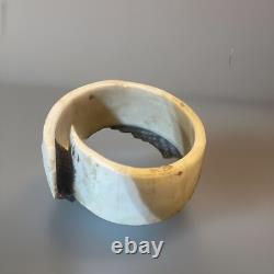 Set of 4 Opalescent Trocus Shell Bracelets Papua New Guinea Style