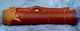 Small Papua New Guinea Kundu Drum hand-carved wood and snakeskin 29cm