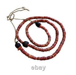 Solomon Islands Spondylous Shell Necklace Heishi Early 20th Century