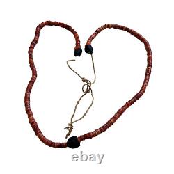 Solomon Islands Spondylous Shell Necklace Heishi Early 20th Century