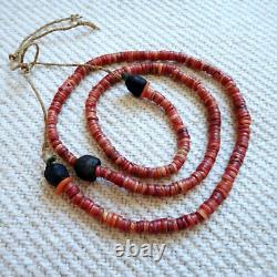 Solomon Islands Spondylous Shell Necklace Heishi Early 20th Century