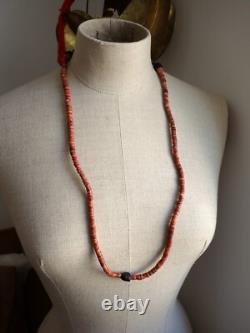 Solomon Islands Spondylous Shell Necklace Heishi Early 20th Century