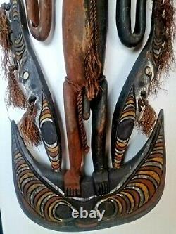 Spirit Food Hook Ancestral Figure, Papua New Guinea Art Antique Decoration