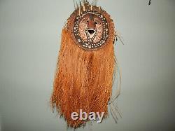 Spirit Mask with Woven Full Head Covering Papua New Guinea Sepik River