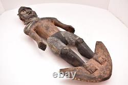 Statue Papua New Guinea Food Hook Ancestor Carved Wood Figure Board Hanging