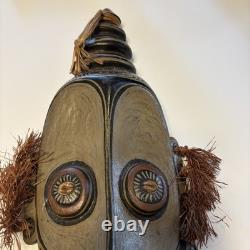 Statue Sculpture Wood Oceanic Art Papua New Guinea Antique Oceania