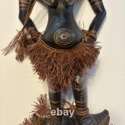 Statue Sculpture Wood Oceanic Art Papua New Guinea Antique Oceania