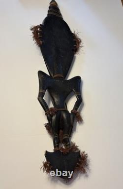Statue Sculpture Wood Oceanic Art Papua New Guinea Antique Oceania
