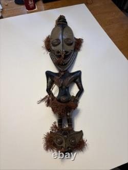 Statue Sculpture Wood Oceanic Art Papua New Guinea Antique Oceania