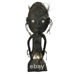 Statue d'ancêtre ancestor carving Sepik river oceanic art Papua New Guinea 16.5