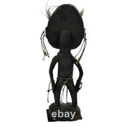 Statue d'ancêtre ancestor carving Sepik river oceanic art Papua New Guinea 16.5