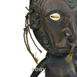 Statue d'ancêtre ancestor carving Sepik river oceanic art Papua New Guinea 16.5