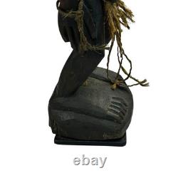 Statue d'ancêtre ancestor carving Sepik river oceanic art Papua New Guinea 16.5